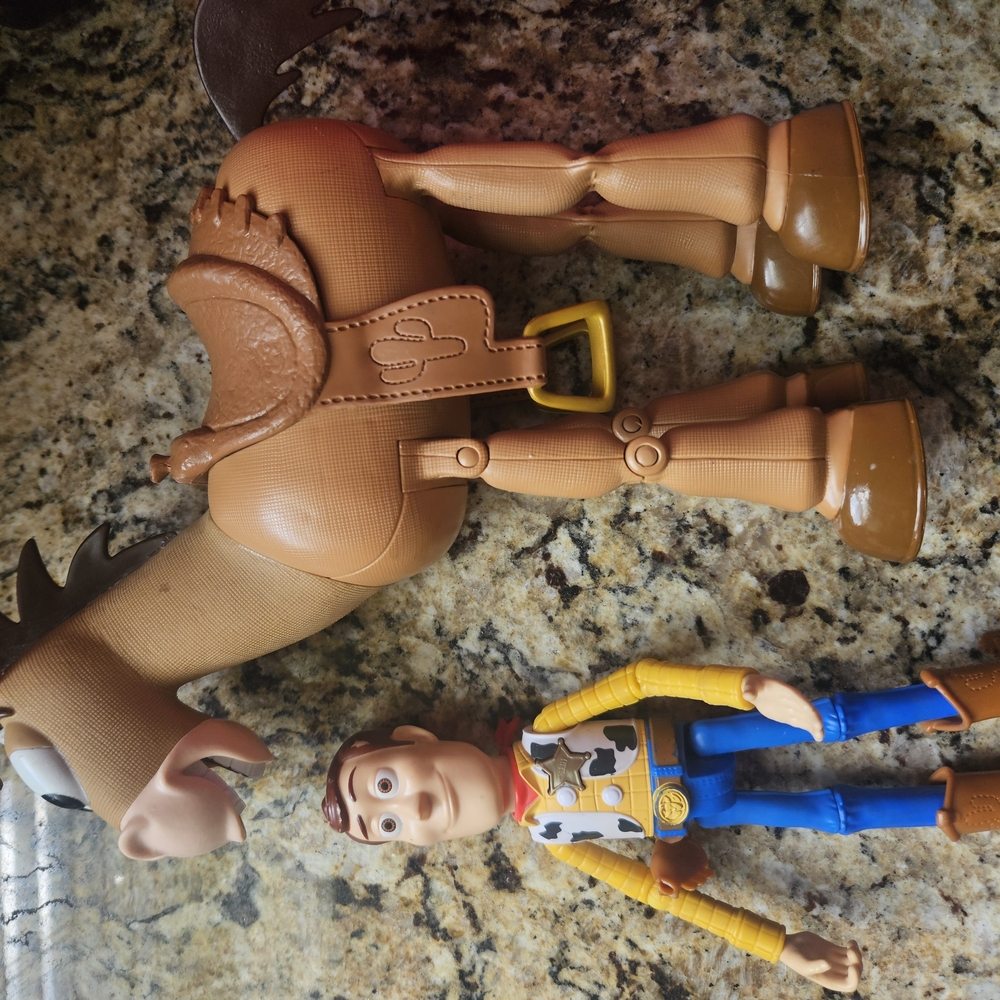 Toy Story Woody and Bullseye Action Figures